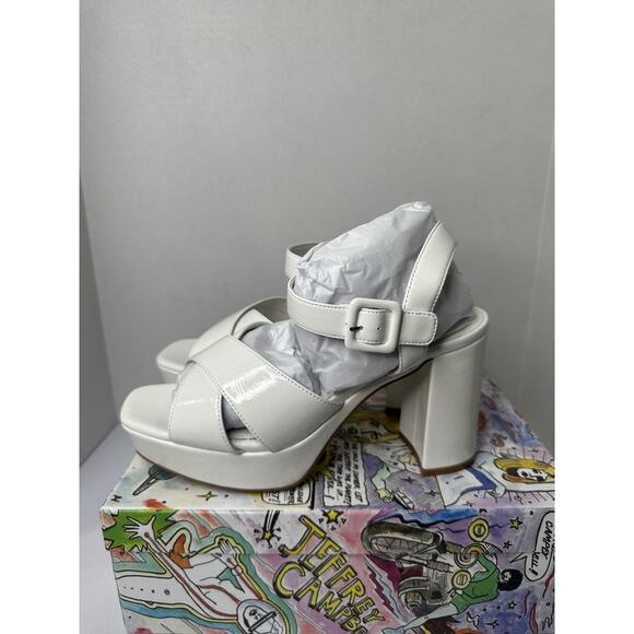 Jeffrey Campbell Women's Amma Platform High Block Heel Sandals EU 41 US 11 - Picture 4 of 6